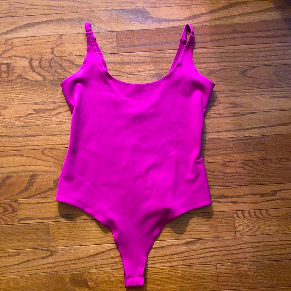 Fashion Nova Magenta bodysuit